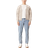 ASOS DESIGN Mellanblå avsmalnande jeans