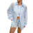 Shein Loose Fit Drop Shoulder Long Sleeve Shirt - Autumn
