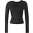 Shein Sexy Backless Long Sleeve Top