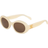 Celine Triomphe Acetate Oval ORANGE OTHER BROWN