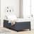 vidaXL Dunkelgrau 80x200 cm Cord-Stoff Rahmenbett 80x200cm
