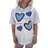 Shein Oversized Tees Casual Minimalist Design Round Neck Short Sleeve Loose Fit Plus TShirt