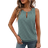 Shein Damen ärmeloses Tanktop in Unifarbe, minimalistisch