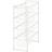 IKEA Jonaxel Förvaringskombination Vit 25 x 51 x 70 cm Hyllsystem 51x70cm