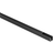 Aluminiumprofil Med Diffusor 7.8 x 9 mm Svart Lampdel