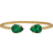 Caroline Svedbom "Mini Drop Bracelet Gold Majestic Green" Armband