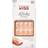 Kiss Kiss Salon Acrylic Short Square French Manicure Fake Nails 28-pack