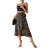 Shein All Over Print Tie Side Wrap Skirt