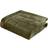 Catherine Lansfield Kingsley Matt Velvet Quilted Bedspread - One Size Bedspread Green (220x220cm)