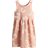 H&M Patterned Cotton Dress - Peach Pink/Butterflies (1157735102)