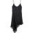H&M Lace Trimmed Satin Dress - Black