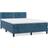 vidaXL Dunkelblau 140x200 cm Boxspringbett