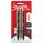 Sharpie Gelpenne S-Gel sort, blå, rød 0,7mm 3-Blister 12 stk