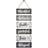 Buecasa Family Sign 6 pcs 38x Wall Decor 30.5x96.5cm 6pcs