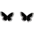 Shein Butterfly Stud Earrings