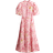 H&M Long Cotton Dress - Pink/Flowers