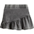 H&M Flounced Denim Look Skirt - Denim Grey (1252571002)