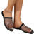 Shein Womens Flat Sandals Hollow Out Rhinestone New Summer Style Fishnet Beach Vacation Black Apricot AntiSlip SlipOn SlipOn Elegant And Stylis