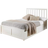 Aspire White Wooden Ottoman Bed - White 100 x 200cm