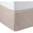 Amazon Basics Lightweight Pleated Bed Skirt Valance Sheet Beige (203.2x152.4cm)