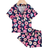 Shein Young Girl Donut Print Short Sleeve Loose Fit pcs Home Clothes Set