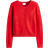 H&M Fine Knit Cardigan - Bright Red