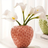 Shein Resin Strawberry Vase Decoration Handmade Simulation Strawberry Indoor Outdoor Ornament Vase 12.3cm