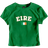 Shein Womens EIRE Flag Green Cropped TShirt