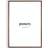 Postery Picture Wood Brown Photo Frame 30x40cm