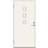 Swedoor Clever Line P-1100 Ytterdörr Klarglas S 0502-Y V (90x200cm)