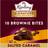 Mr Kipling Kipling 10 Gooey Brownie Bites Salted Caramel 150g 10pack
