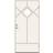 Swedoor Schumann Ytterdörr Klarglas S 0502-Y H (98.8x208cm)