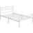 Yaheetech color Metal Bed Frame White 95x200cm