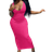 Shein Plus Summer Solid Color Sleeveless Bodycon Dress