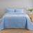 Dunelm Spencer Pinsonic Duck Egg Bedspread Blue (235x235cm)