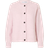 Selected Femme SLFLulu Knit Short Cardigan - Bleached Mauve Melange