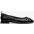 Clarks Ubree 15 Poppy Leather Ballerina - Black