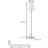 Lucande Jaimy Utomhus H150 Beige 150 cm Golvlampa