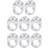 JTI Türstopper 8x Transparent 8 Stück