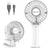 VersionTECH Handheld Fan Portable USB Rechargeable