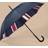 Charles Tyrwhitt Union Jack Umbrella - Petrol Blue Red