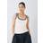 John Lewis Contrast Trim Ribbed Vest Top