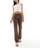Stradivarius Straight Leg Jeans - Brown
