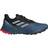 adidas Terrex Soulstride Rain Ready Waterproof Trail Running Shoes - Teel/Grey/Ruby