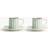 H&M 2-Pack And Saucer - Green Espresso Cup