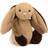Jellycat Kanin Bashful Patchwork Brun 31 cm