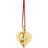 Georg Jensen 2025 Holiday Ornament Hjerte Forgyldt Juletræspynt