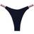Tommy Hilfiger Global Stripe High Cut Bikini Bottoms - Dark Blue