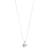 Pilgrim Sunset Crystal Necklace Halsband Med Hänge - Silverplated