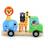 Vilac Tractor with Trailer and Stacking Animals 7637